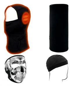 Milwaukee Leather Gift Box 5 MP7922FMSET Black 'Heated' Balaclava And ZanHead Gear Products Heated Jackets
