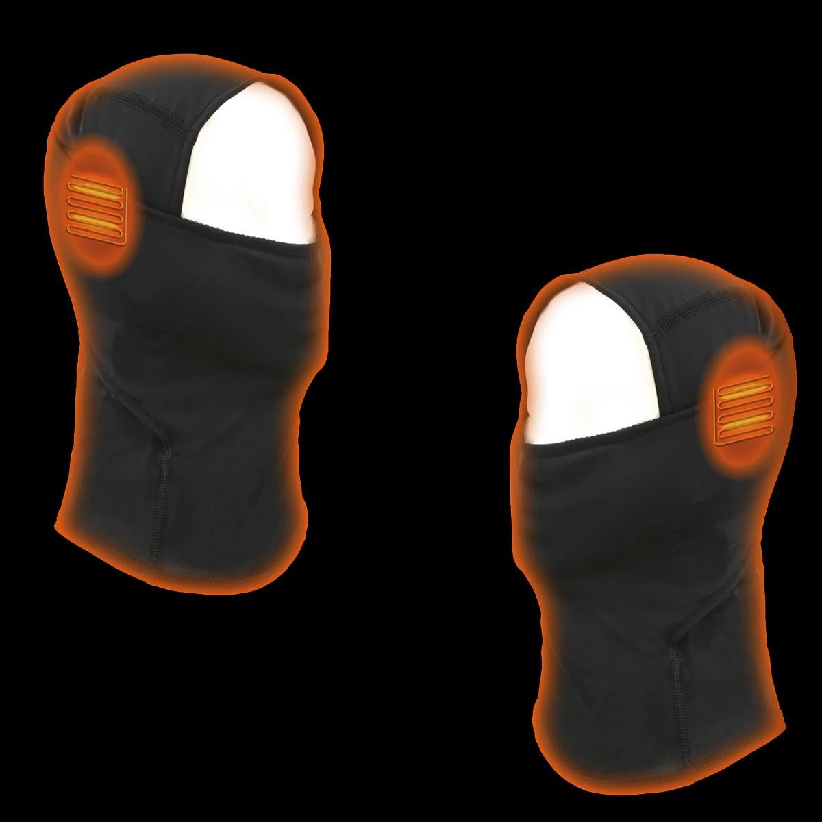 Milwaukee Helmets MPH9815DOT 'Breeze' Gloss Black Modular Helmet With MP7922FMSET Heated Balaclava Bundle Heated Jackets