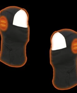 Heated Jackets Milwaukee Helmets MPH9807DOT 'Ionized' Gloss White Modular Helmet With MP7922FMSET Heated Balaclava Bundle