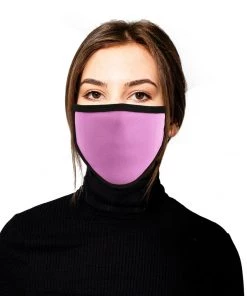 Milwaukee Performance Riding Gear Milwaukee Leather (Multi-Pack) MP7924FM Ladies 'Black And PInk' 100 % Cotton Protective Face Mask With Optional Filter Pocket