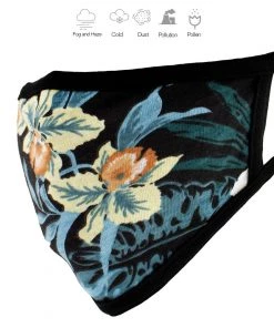 Milwaukee Performance Riding Gear Milwaukee Leather (Multi-Pack) MP7924FM Ladies'Floral Print' 100 % Cotton Protective Face Mask With Optional Filter Pocket