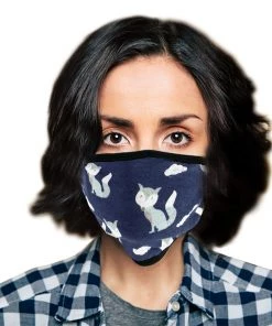 Milwaukee Performance Milwaukee Leather MP7924FM Ladies'Foxes' Design' 100 % Cotton Protective Face Mask With Optional Filter Pocket