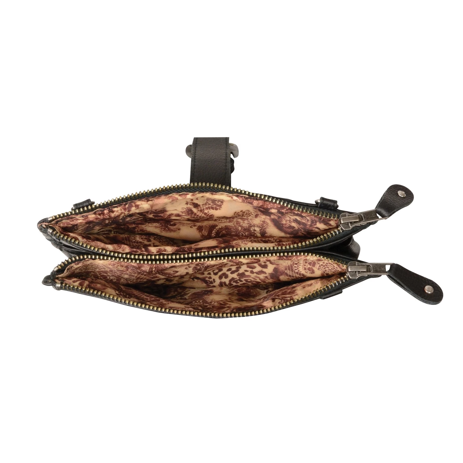 Milwaukee Performance Riding Gear Milwaukee Leather MP8800 Women's Black Leather Studded Shoulder Bag