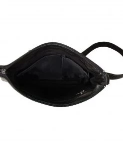 Riding Gear Milwaukee Leather MP8810 Women's Black Chain Strap Riveted Shoulder Bag