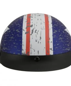 Milwaukee Performance Helmets Riding Gear Milwaukee Helmets MPH9781 Black'Vintage Star' DOT Half Helmet