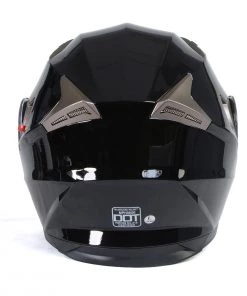 Milwaukee Helmets MPH9806DOT'Ionized' Gloss Black Modular Helmet With MP7922FMSET Heated Balaclava Bundle