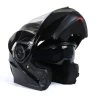 Milwaukee Helmets MPH9806DOT 'Ionized' Gloss Black Advanced Motorcycle Modular Helmet With Drop Down Visor