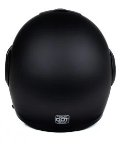 Riding Gear Milwaukee Helmets MPH9812DOT Flat Black'Menace' Advanced Motorcycle Modular Helmet With Drop Down Visor