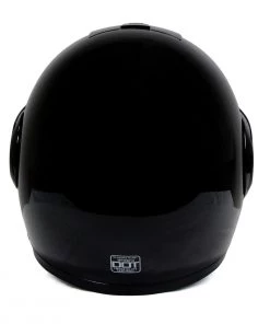 Milwaukee Helmets MPH9813DOT Gloss Black'Menace' Advanced Motorcycle Modular Helmet With Drop Down Visor Riding Gear
