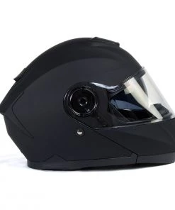 Heated Jackets Milwaukee Helmets MPH9814DOT'Breeze' Flat Black Modular Helmet With MP7922FMSET Heated Balaclava Bundle