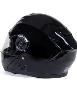 Milwaukee Helmets MPH9815DOT'Breeze' Gloss Black Modular Helmet With MP7922FMSET Heated Balaclava Bundle Heated Jackets