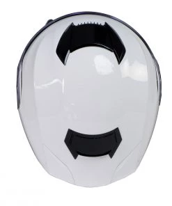 Milwaukee Helmets MPH9816DOT'Breeze' White Advanced Motorcycle Modular Helmet With Drop Down Visor