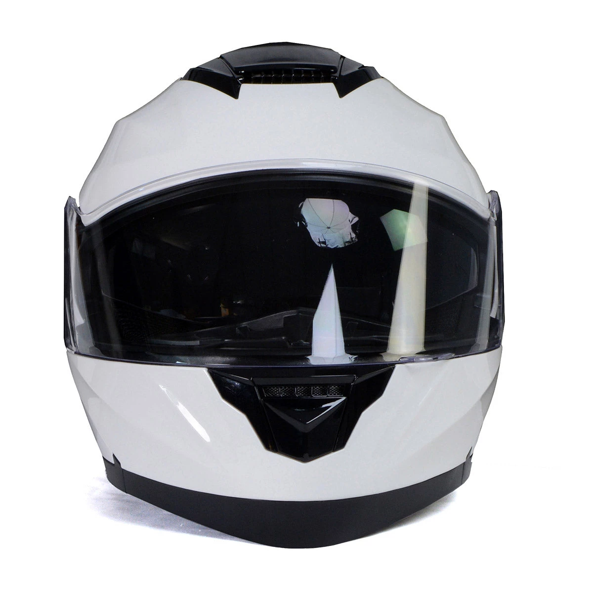 Milwaukee Helmets MPH9816DOT 'Breeze' White Modular Helmet With MP7922FMSET Heated Balaclava Bundle Heated Jackets