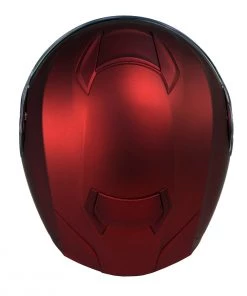 Milwaukee Helmets MPH9817DOT'Breeze' Red Advanced Motorcycle Modular Helmet With Drop Down Visor