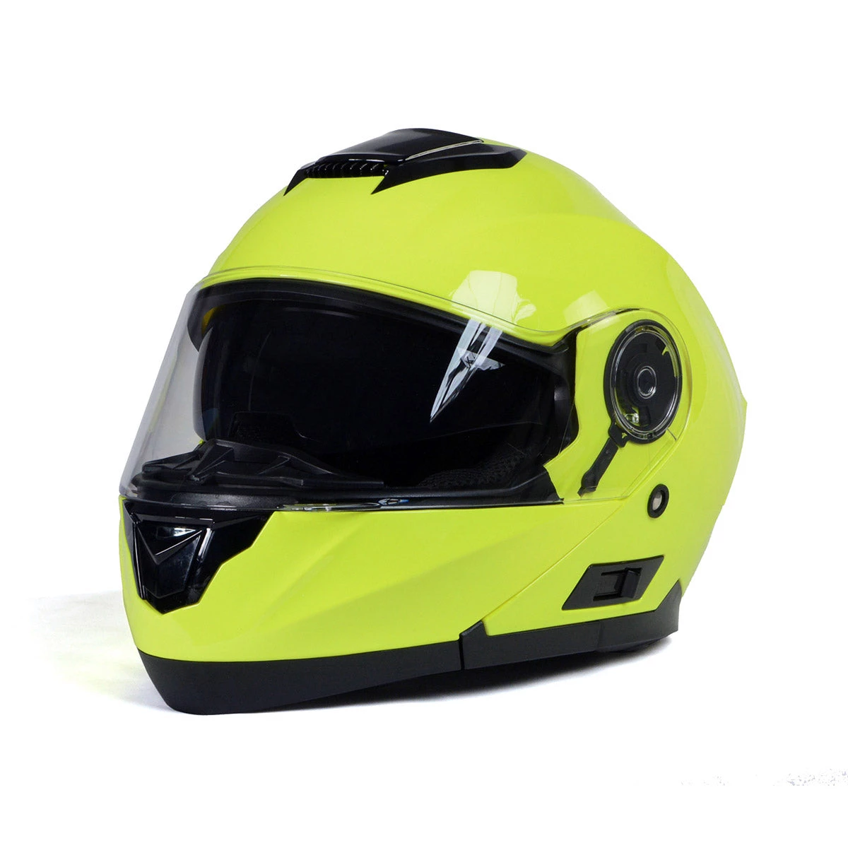 Milwaukee Helmets MPH9819DOT 'Breeze' Green Advanced Motorcycle Modular Helmet With Drop Down Visor