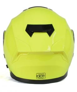 Milwaukee Helmets MPH9819DOT'Breeze' Green Advanced Motorcycle Modular Helmet With Drop Down Visor