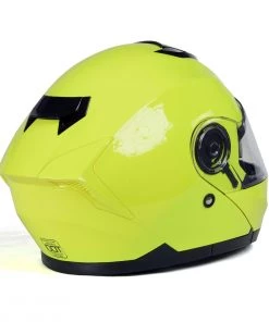 Milwaukee Helmets MPH9819DOT'Breeze' Green Advanced Motorcycle Modular Helmet With Drop Down Visor
