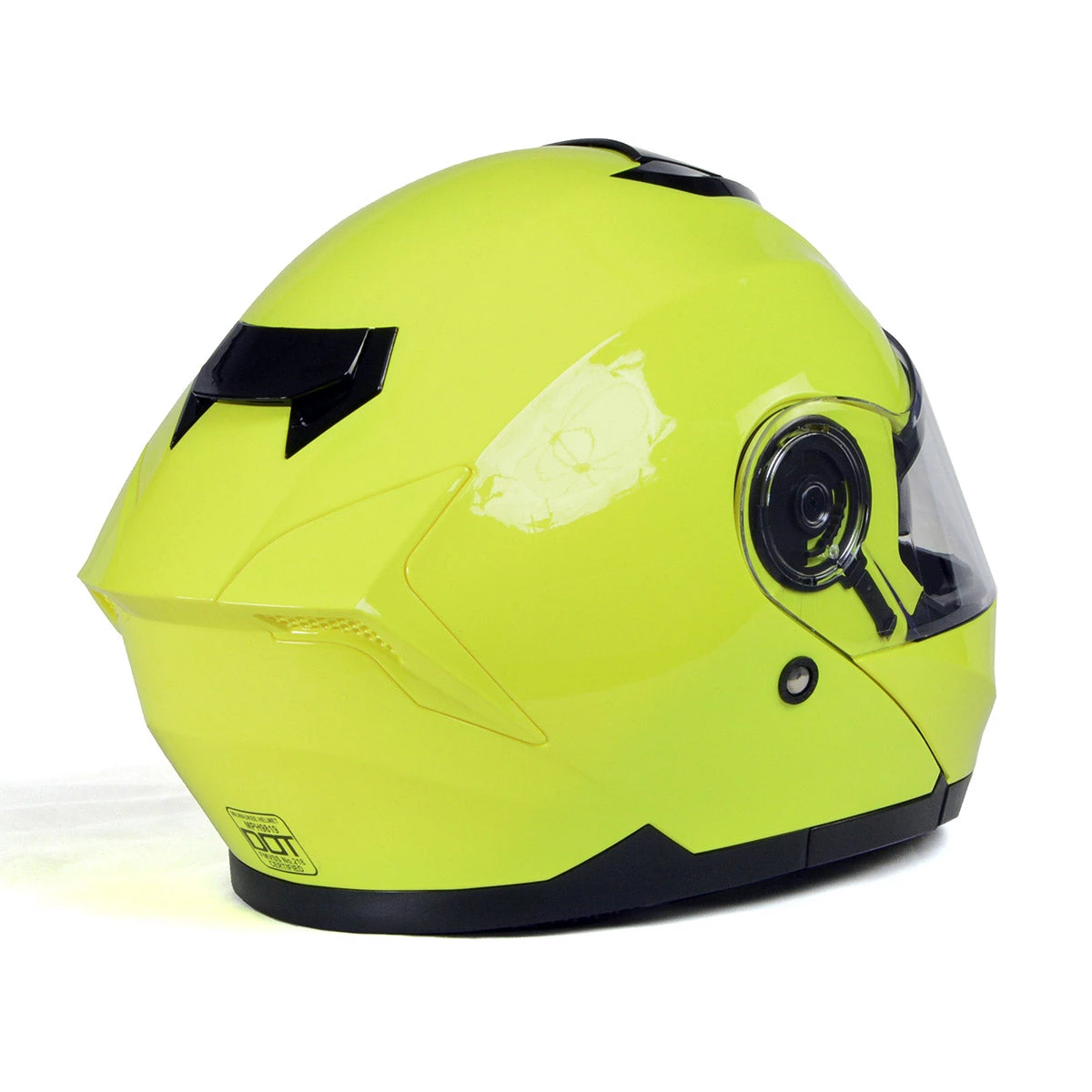 Milwaukee Helmets MPH9819DOT 'Breeze' Green Advanced Motorcycle Modular Helmet With Drop Down Visor