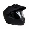 Milwaukee Helmets MPH9820DOT Flat Black 'Ominous' Dual Sport Advanced Motorcycle Modular Helmet