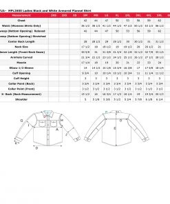 Milwaukee Leather MPL2600 Women's Black And White Armored Flannel Shirt With Kevlar Protection Armored Flannel Shirts