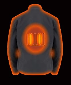 Nexgen Heat NexGen NXL2760SET Ladies'Storm' Black Heated Soft-Shell Jacket (Rechargeable Battery Pack Included)