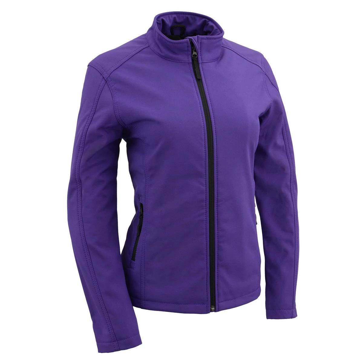 Motorcycle Jackets Milwaukee Leather MPL2763 Women's Purple Waterproof Lightweight Shell Jacket