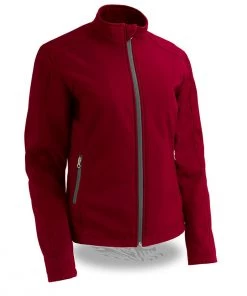 Motorcycle Jackets Milwaukee Leather MPL2763 Women's Red Waterproof Lightweight Soft Shell Jacket