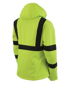 Nexgen Heat MPL2773SET Women's High-Viz'Heated' Textile Jacket (Rechargeable Battery Pack Included)