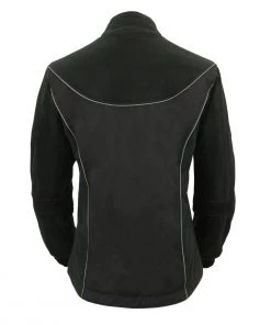 Milwaukee Leather MPL2780 Women's Black Textile And Fleece Combo Jacket