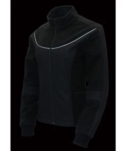 Milwaukee Leather MPL2780 Women's Black Textile And Fleece Combo Jacket