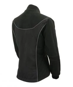 Milwaukee Leather MPL2780 Women's Black Textile And Fleece Combo Jacket