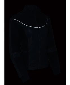 Milwaukee Leather MPL2780 Women's Black Textile And Fleece Combo Jacket