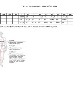 Motorcycle Jackets Milwaukee Leather MPL2784 Women's Black Micro Fleece Jacket With Reflective Stripes