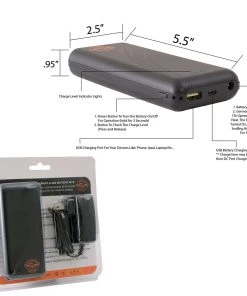 NexGen Heat MPM1717DUAL Men's Black'Heated' Zipper Hoodie W/Trademark Dual Technology 7.4v/12v Single PCB And Glove Connection (Battery Pack Included) Motorcycle Jackets