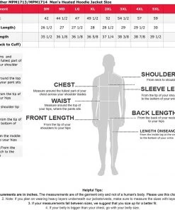 Nexgen Heat MPM1714SET Men's Silver'Heated' Zipper Front Hoodie (Rechargeable Battery Pack Included) Motorcycle Jackets