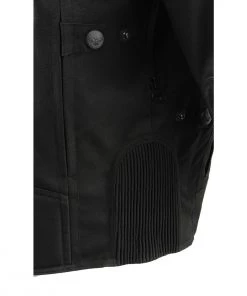 Milwaukee Leather MPM1751 Men's'Burnt Orange' Leather And Textile Armored Jacket Motorcycle Jackets