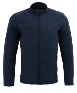 Motorcycle Jackets Milwaukee Leather MPM1763 Men's Blue Waterproof Lightweight Soft Shell Jacket