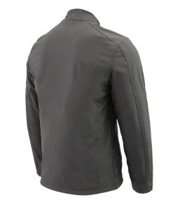 Milwaukee Leather MPM1763 Men's Grey Waterproof Lightweight Soft Shell Jacket