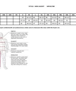 Milwaukee Leather MPM1780 Men's Black Textile And Fleece Combo Jacket With Reflective Piping