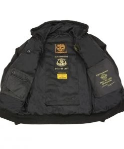 Milwaukee Leather MPM1788 Men's Black CE Approved Armored Riding Hoodie With Aramid By DuPont Fibers