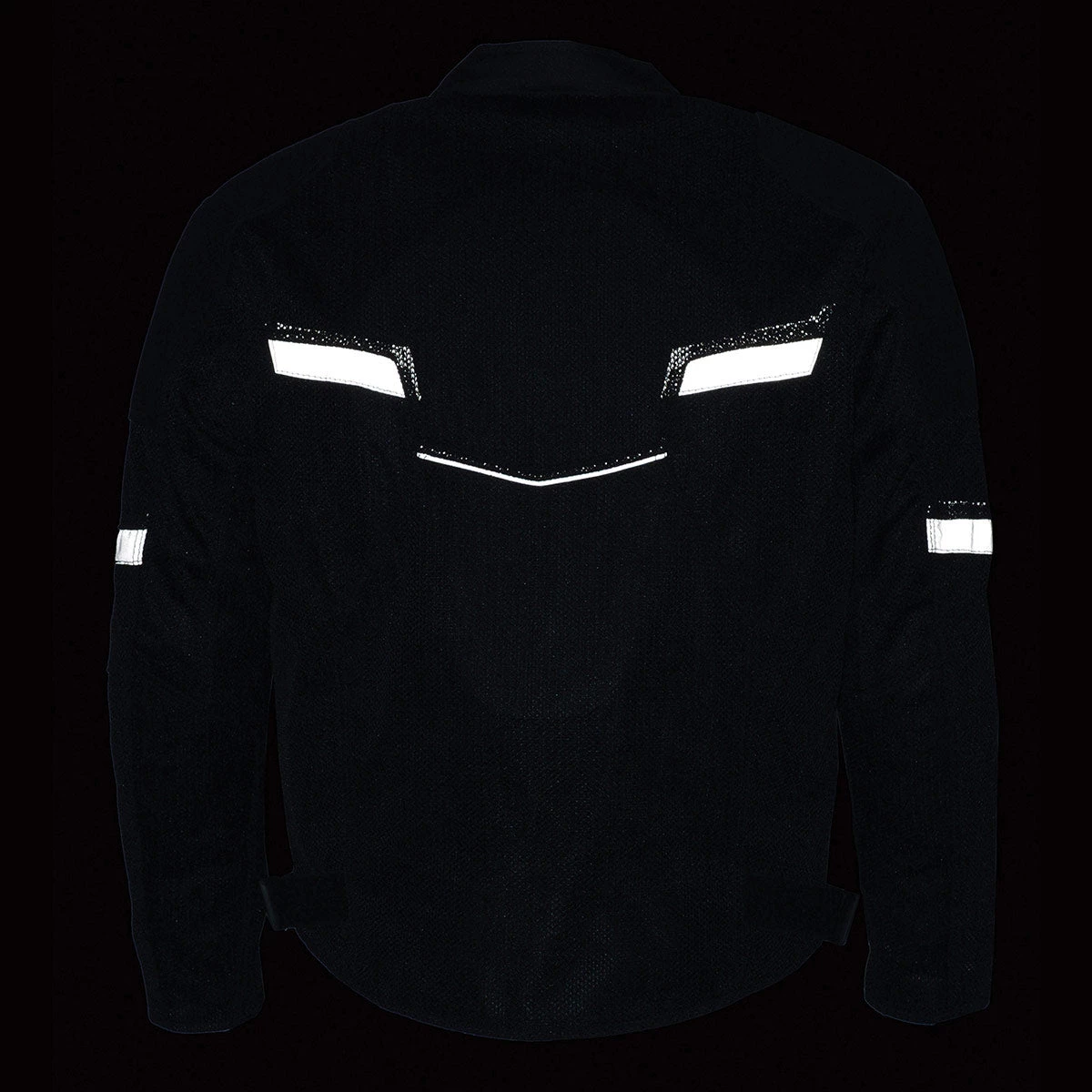 Milwaukee Leather MPM1792 Men's Black Armored Mesh Racing Jacket Motorcycle Jackets