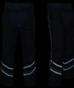 Milwaukee Leather MPM5701 Men's Black ‘Reflective’ Vented Textile Motorcycle Chaps Motorcycle Pants & Chaps