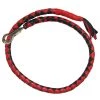 Hot Leathers MWH1102 ‘Get Back’ Genuine Red And Black Leather Whip Riding Gear