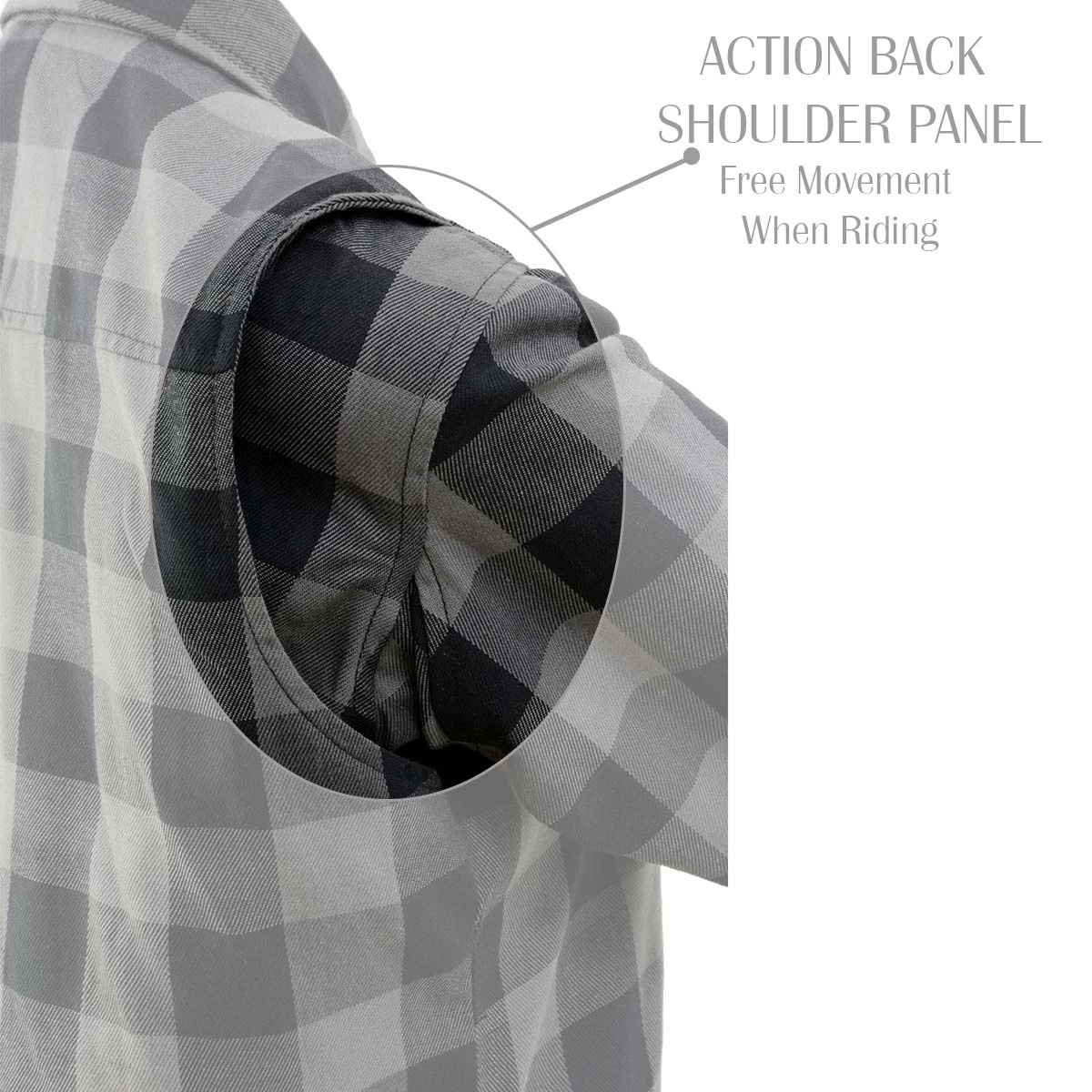 Nexgen Heat Women's NXL2601SET-'Bonnie' Black/Grey Heated Flannel Long Sleeve Shirt (Rechargeable Battery Pack Included) Flannel Shirts