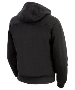 Nexgen Heat MPL2713SET Women's Black'Heated' Zipper Front Hoodie (Battery Pack Included) Motorcycle Jackets