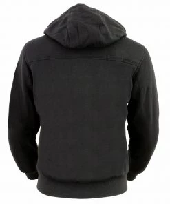 Nexgen Heat MPL2713SET Women's Black'Heated' Zipper Front Hoodie (Battery Pack Included) Motorcycle Jackets