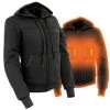 Nexgen Heat NexGen NXL2713SET Ladies 'Fiery' ‘Heated’ Black Hoodie (Rechargeable Battery Pack Included)