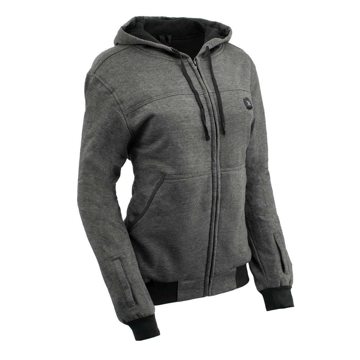 Nexgen Heat NexGen NXL2717DUAL Ladies 'Toasty' Grey 'Heated' Hoodie (Rechargeable Battery Pack Included) Motorcycle Jackets