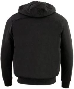 Motorcycle Jackets Nexgen Heat Men's Nxm1713set-'Hooligan' Heated Black Hoodie (Rechargeable Battery Pack Included)