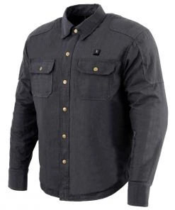 Nexgen Heat Conceal Carry NexGen NXM1715SET Men's'Scorcher' Classic Heated Black Denim Jacket (Rechargeable Battery Pack Included)